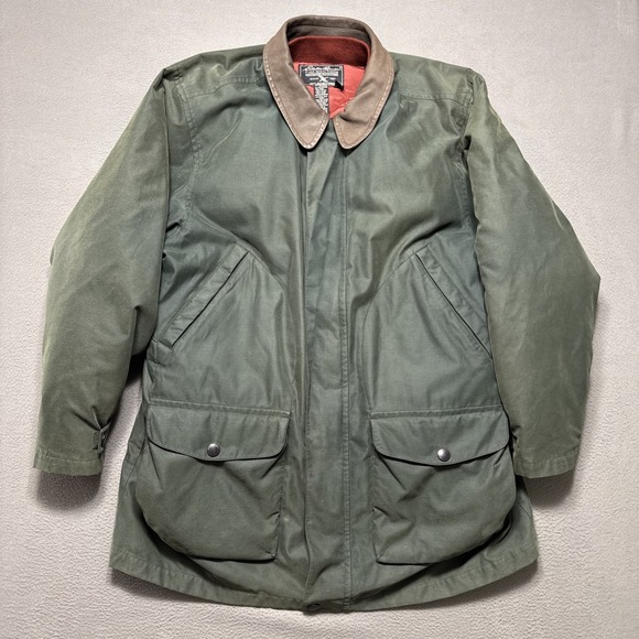 Vintage Eddie Bauer Goose Down 2 in 1 hunting Jacket Mens Sz XL Tall Chore Barn - Picture 1 of 13